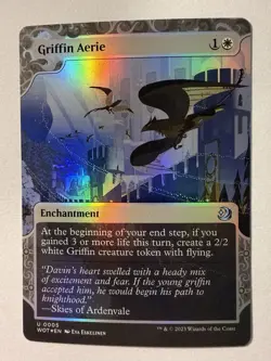 Griffin Aerie 0005 Foil Wilds of Eldraine: Enchanting Tales WOT MTG LP - Image 1