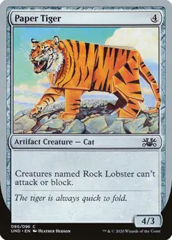Paper Tiger Unsanctioned NM MTG Non-Foil - Image 1