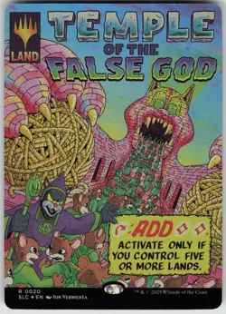 MTG Temple of the False God Foil NM Secret Lair Countdown Kit Magic 20 - Image 1