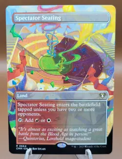 BORDERLESS Spectator Seating x1 MTG Commander Masters Magic Near Mint NM - Image 1
