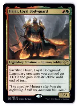Hajar, Loyal Bodyguard NM* The Brother's War ENGLISH 211/287 mtg -UnltdCards - Image 1