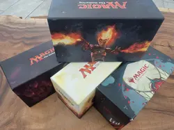 4 different Empty Fat Pack Box Magic the Gathering MTG - Image 1