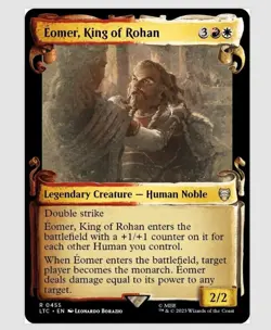 Eomer, King of Rohan (Showcase Scrolls) Lord of the Rings: 455 Non-Foil NM - Image 1