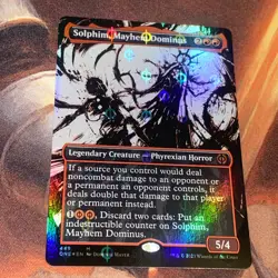 Solphim, Mayhem Dominus Mtg Phyrexia All Will Be One Nm Foil Step-and-Compleat - Image 1