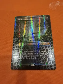 Misty Rainforest - Dragonscale Foil - MTG Tarkir: Dragonstorm Special Guests NM - Image 1