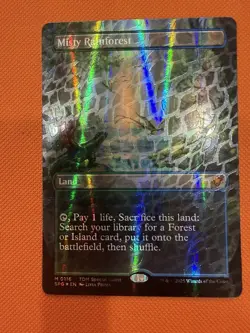 Misty Rainforest - Dragonscale Foil - MTG Tarkir: Dragonstorm Special Guests NM - Image 2