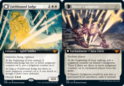 1x Faithbound Judge - Extended Art Light Play MTG Magic - Kid Icarus - - Image 1