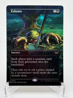 Exhume (Borderless / Foil) Commander: Duskmourn 0370 - Image 1