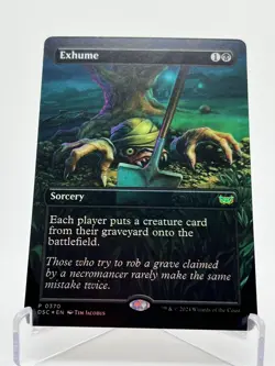 Exhume (Borderless / Foil) Commander: Duskmourn 0370 - Image 2