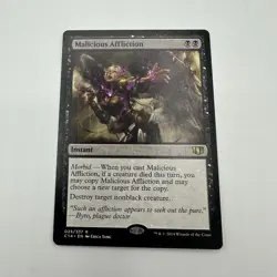 Malicious Affliction LP Commander 2014 MTG Magic the Gathering - Image 1