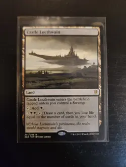 Castle Locthwain, Throne of Eldraine, NM, MTG-Magic The Gathering, Regular - Image 1