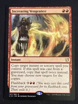 1x Increasing Vengeance (147) Commander 2019 LP MTG Magic the Gathering x1 MKE - Image 1