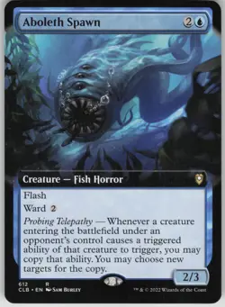 Magic the Gathering TCG Aboleth Spawn (Extended Art) R Commander Legends: Battle - Image 1