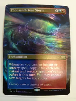 Thousand-Year Storm (Borderless) Double Masters 2022 Foil - Image 1