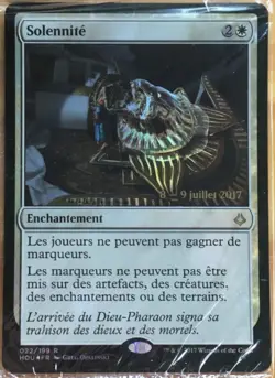 mtg magic solemnity hour devastation FOIL FRENCH vf fr solennite age destruction - Image 1