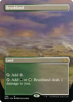 Brushland - Extended Art BRO NM MTG - Image 1