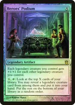 Born of the Gods MTG Foil Heroes' Podium Magic - Image 1