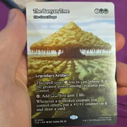 Magic: The Gathering The Banyan Tree Foil Legendary Artifact Green TLE M 0041 - Image 3