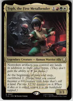 MTG Toph, the First Metalbender Normal NM Avatar: The Last Airbender Magic 247 - Image 1