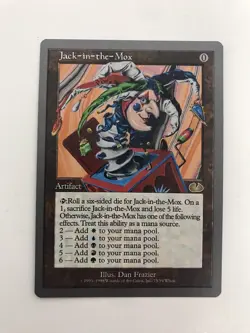 Jack-in-the-Mox MTG Magic the Gathering Card NM Near Mint UGL - Image 1