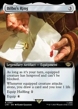 Bilbo's Ring - Extended Art LTR NM MTG - Image 1