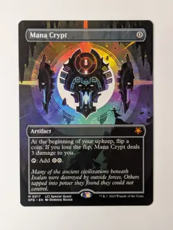 Mana Crypt (Borderless) - Near Mint MTG Special Guests PACK FRESH - Image 1