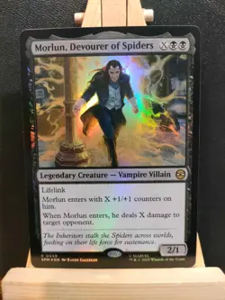 Morlun, Devourer of Spiders FOIL- Marvel's Spider-Man - Rare - NM (see pics) MTG - Image 1