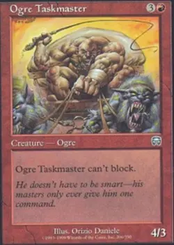 1 x Ogre Taskmaster - Foil - Mercadian Masques - NM-Mint - MTG - Image 1