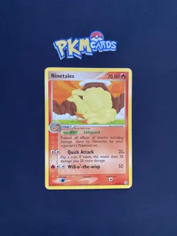 Pokemon TCG Ninetales Hidden Legends 22/101 Regular Rare MP. - Image 1