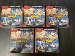 Pokemon TCG - LOT of 5- Surging Sparks Booster Bundle FACTORY SEALED SET! - Image 1