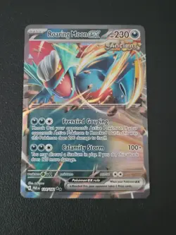 Pokemon TCG Roaring Moon Ex Double Rare Holo Eng Paradox Rift 124/182 - Image 1