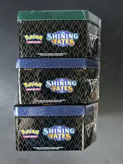 Pokemon TCG Shining Fates (1) Eldegoss V + (2) Cramorant V Tins Lot of 3x NEW - Image 4