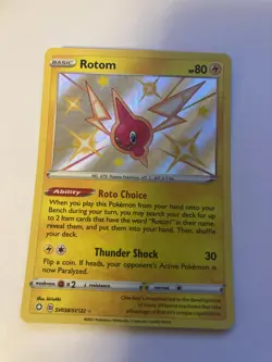 Rotom SV038/SV122 Shining Fates Baby Shiny Pokemon TCG NM/MINT - Image 1
