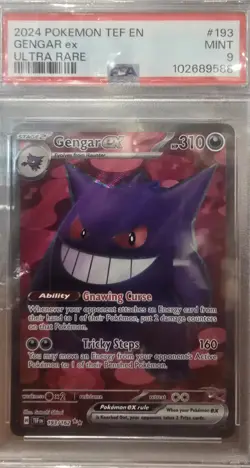 2024 Pokemon TEF En DENGAR ex Uptra Rare PSA 9 - Image 1