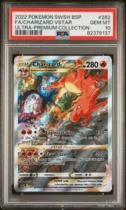 Pokemon TCG: Charizard SWSH262 PSA 10 UPC Promo - Image 5