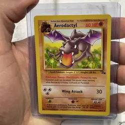 Aerodactyl 16/62 Fossil Unlimited Non Holo Rare Vintage Vtg Pokemon TCG LP+ WOTC - Image 1