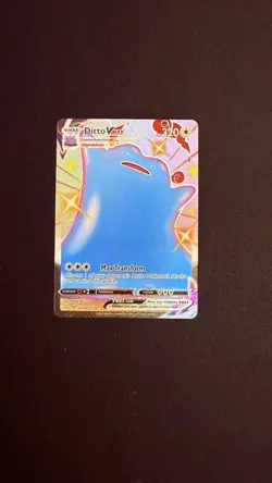 Pokemon TCG Holo Rare Ditto VMAX SV119/SV122 Shining Fates Shiny Vault - Image 1