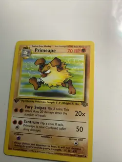 Primeape 43/64 | Jungle 1st Edition | WOTC Pokemon TCG CCG 1998/99 | - Image 2