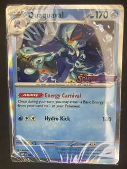Factory Sealed 2023 Pokemon Build and Battle Decks Scarlet & Violet Quaquaval - Image 1