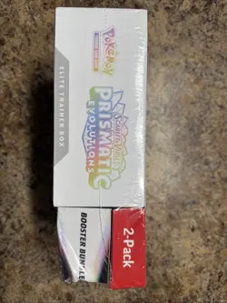 Pokemon TCG Prismatic Evolutions ETB with Booster Bundle Costco 2-Pack Sealed - Image 3