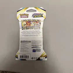 Pokemon Brilliant Stars TCG Sleeved Booster Pack Brand New Factory Sealed - Image 2