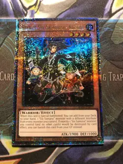 * SECRET SIX SAMURAI - KIZARU * QUARTER CENTURY SECRET RARE RA03-EN017 YUGIOH! - Image 1