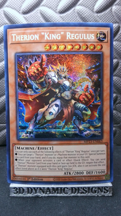 | Yugioh Therion King Regulus MP23-EN063 1st Secret 25Th Anniversary Tin NM 🔥 | - Image 1