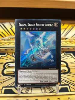 Yugioh Chasma, Drachenherrscher der Auroras ALIN-DE047 Secret Rare - Image 1