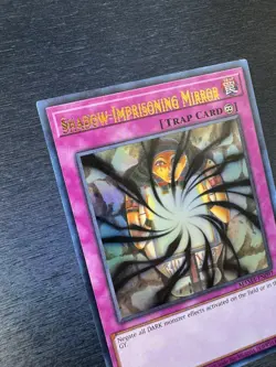 YuGiOh! Shadow Imprisoning Mirror MAMA - Error Misprint Double Name Near Mint - Image 4
