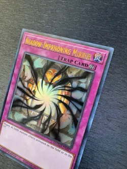 YuGiOh! Shadow Imprisoning Mirror MAMA - Error Misprint Double Name Near Mint - Image 5
