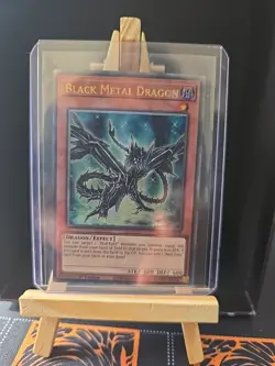 Black Metal Dragon - RA04-EN016 - Quarter Century Secret Rare - 1st Ed - Yugioh - Image 1