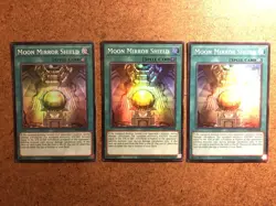 Yugioh - 3x Moon Mirror Shield OP29-EN008 - Super Rare - NM - Image 1