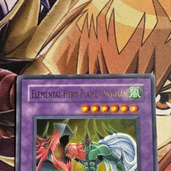 Yugioh Elemental Hero Flame Wingman TLM-EN035 Ultra Rare LP - Image 2