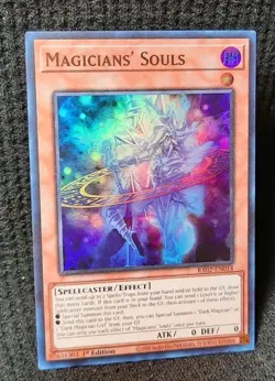 Magicians' Souls *SUPER RARE* RA02-EN014 1st Edition NM Rarity Collection II - Image 1